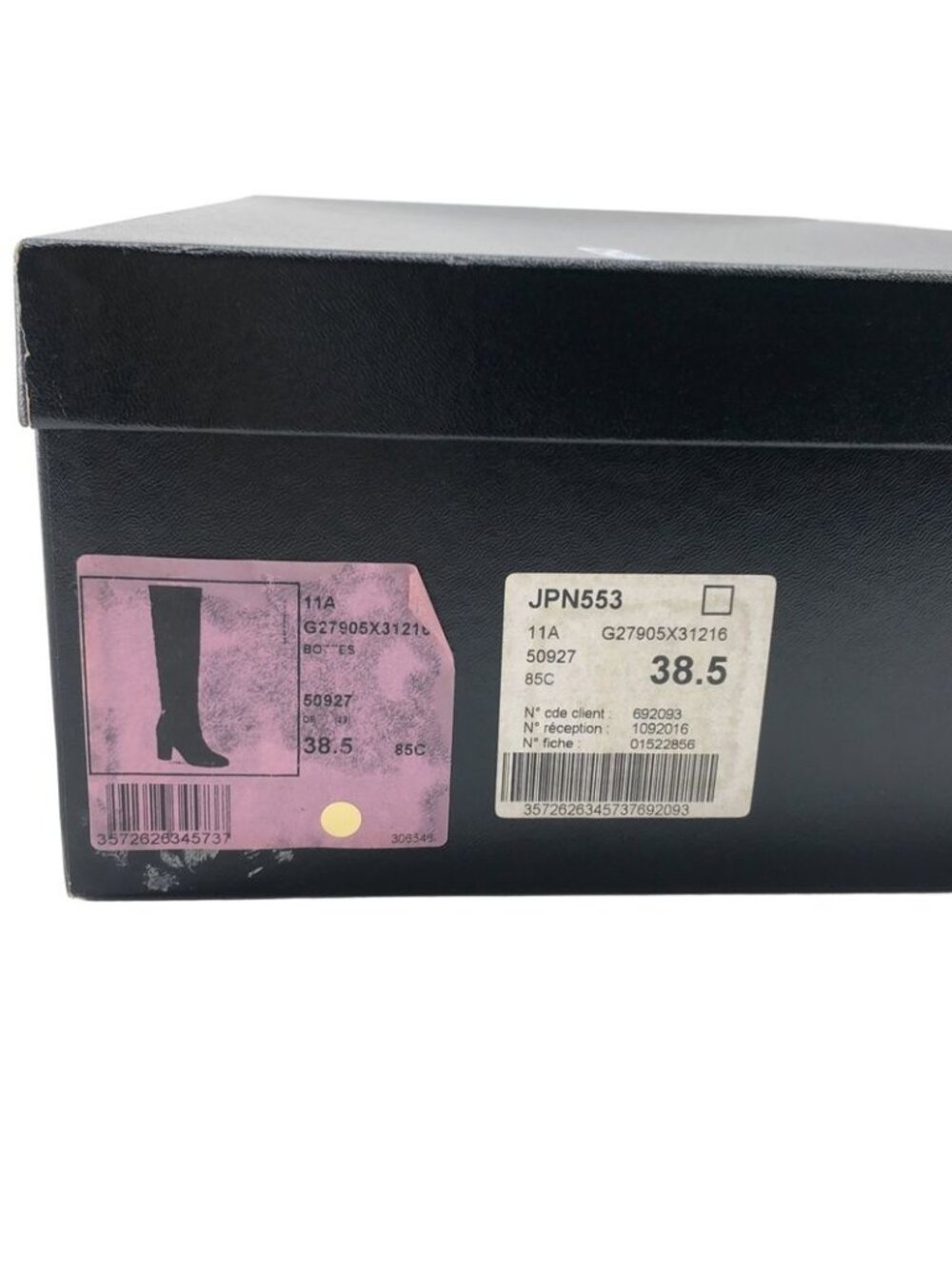 Chanel CC Logo Gradient Round Toe Heel Long Boots 3812 Brown - Picture 8 of 10